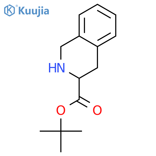 3-Isoquinolinecarboxylicacid, 1,2,3,4-tetrahydro-, 1,1-dimethylethyl ester, (3R)- structure