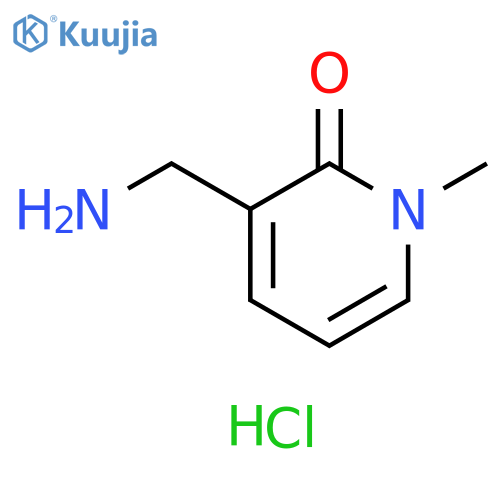 3-(aminomethyl)-1-methyl-pyridin-2-one;hydrochloride structure