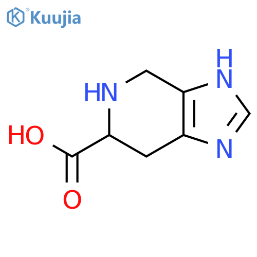 3H-Imidazo[4,5-c]pyridine-6-carboxylicacid, 4,5,6,7-tetrahydro-, (6R)- structure