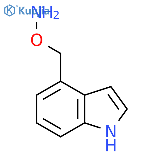 O-(1H-indol-4-yl)methylhydroxylamine structure