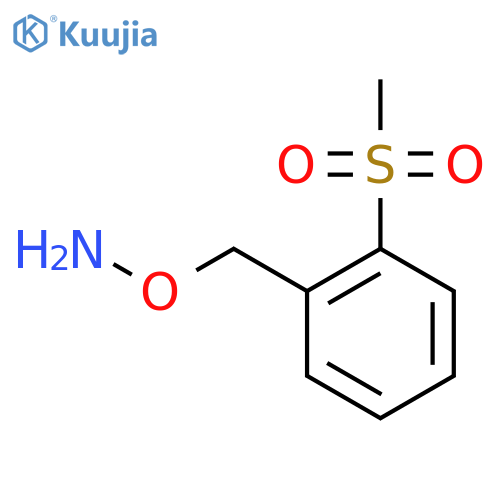 O-(2-methanesulfonylphenyl)methylhydroxylamine structure