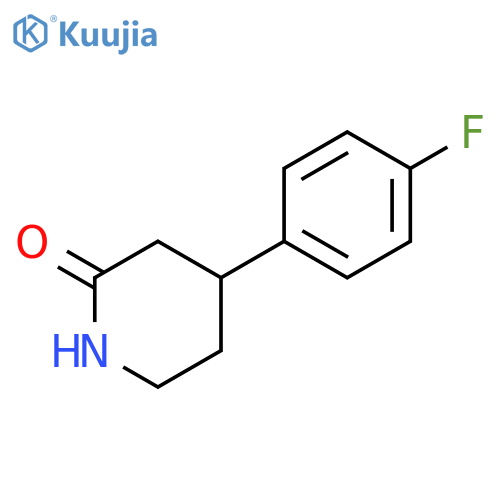 4-(4-fluorophenyl)piperidin-2-one structure