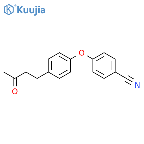 4-[4-(3-Oxobutyl)phenoxy]benzonitrile structure