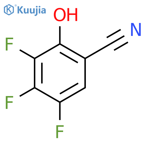3,4,5-Trifluoro-2-hydroxybenzonitrile structure