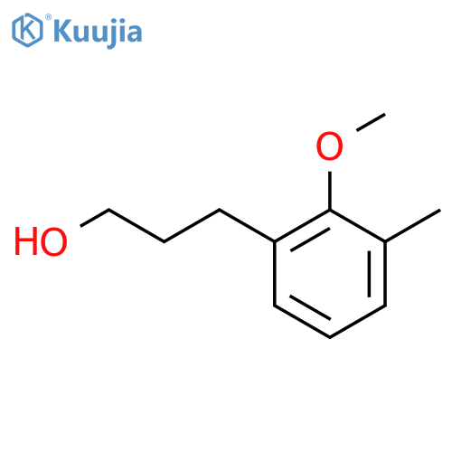3-(2-methoxy-3-methylphenyl)propan-1-ol structure