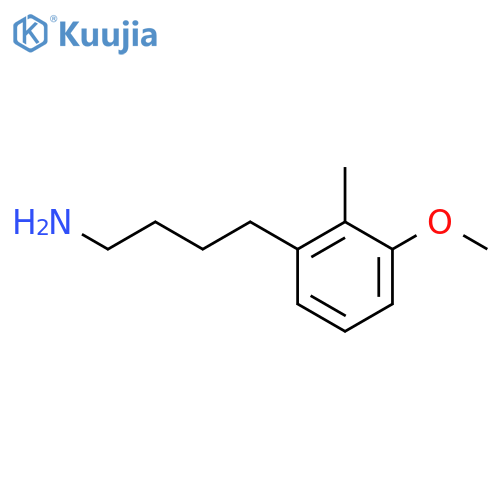 4-(3-methoxy-2-methylphenyl)butan-1-amine structure