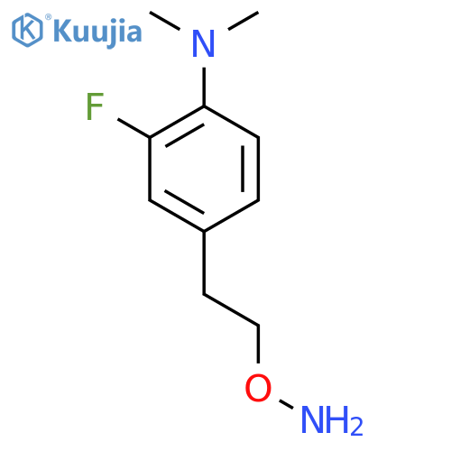 4-2-(aminooxy)ethyl-2-fluoro-N,N-dimethylaniline structure