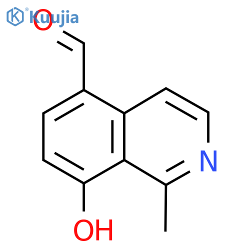 8-Hydroxy-1-methylisoquinoline-5-carbaldehyde structure