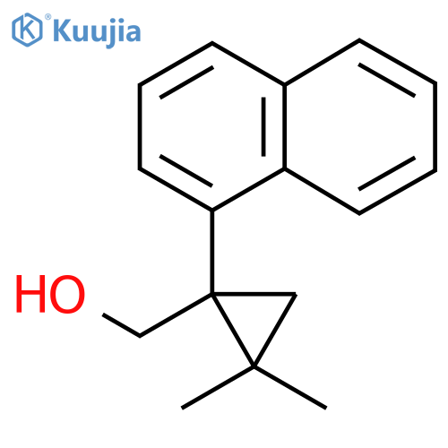 2,2-dimethyl-1-(naphthalen-1-yl)cyclopropylmethanol structure