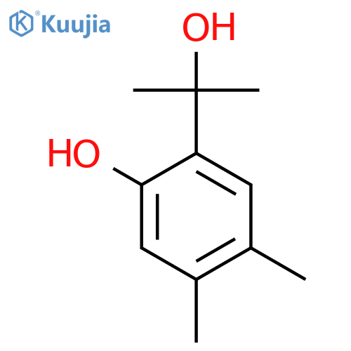 2-(2-hydroxypropan-2-yl)-4,5-dimethylphenol structure