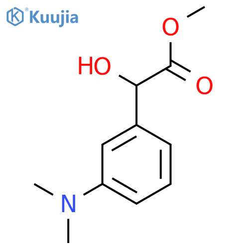 methyl 2-3-(dimethylamino)phenyl-2-hydroxyacetate structure