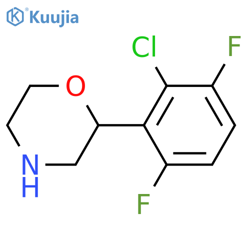 2-(2-chloro-3,6-difluorophenyl)morpholine structure