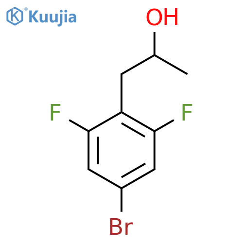 1-(4-bromo-2,6-difluorophenyl)propan-2-ol structure