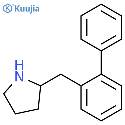 2-(2-phenylphenyl)methylpyrrolidine structure