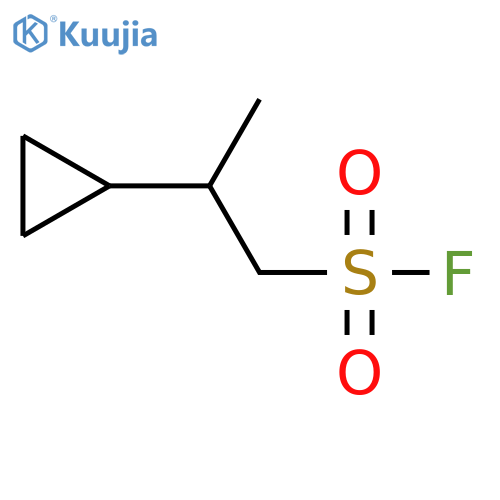 2-cyclopropylpropane-1-sulfonyl fluoride structure