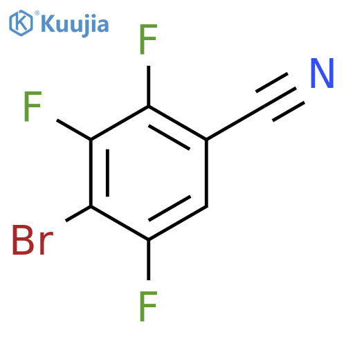 4-Bromo-2,3,5-trifluorobenzonitrile structure