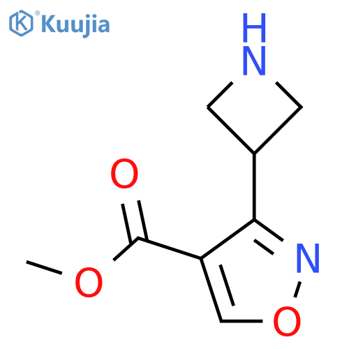 Methyl 3-(azetidin-3-yl)-1,2-oxazole-4-carboxylate structure