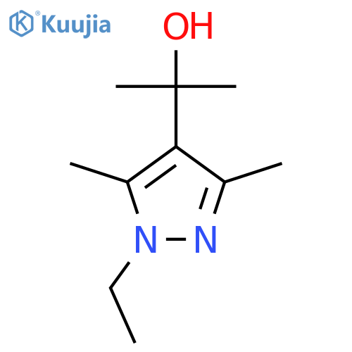 2-(1-ethyl-3,5-dimethyl-1H-pyrazol-4-yl)propan-2-ol structure