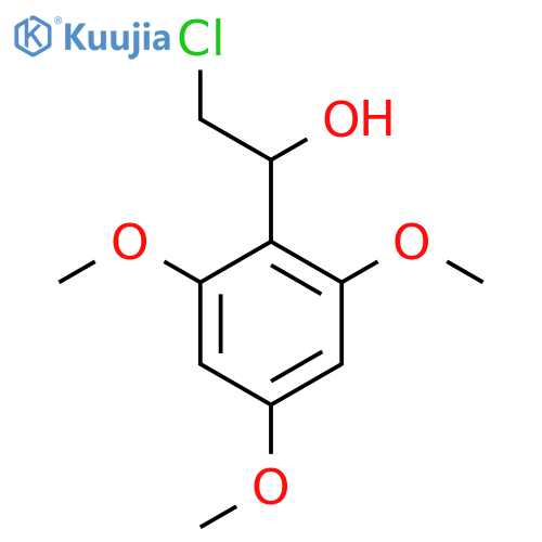 2-chloro-1-(2,4,6-trimethoxyphenyl)ethan-1-ol structure
