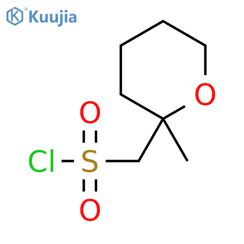 (2-Methyloxan-2-yl)methanesulfonyl chloride structure