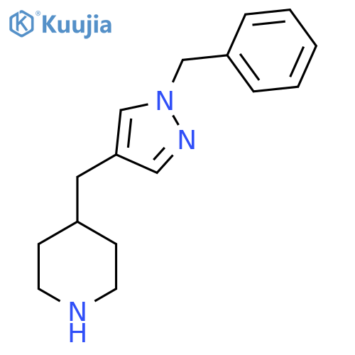 4-(1-benzyl-1H-pyrazol-4-yl)methylpiperidine structure