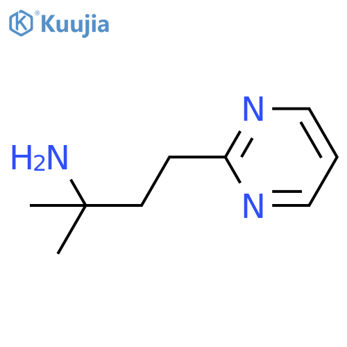 2-methyl-4-(pyrimidin-2-yl)butan-2-amine structure