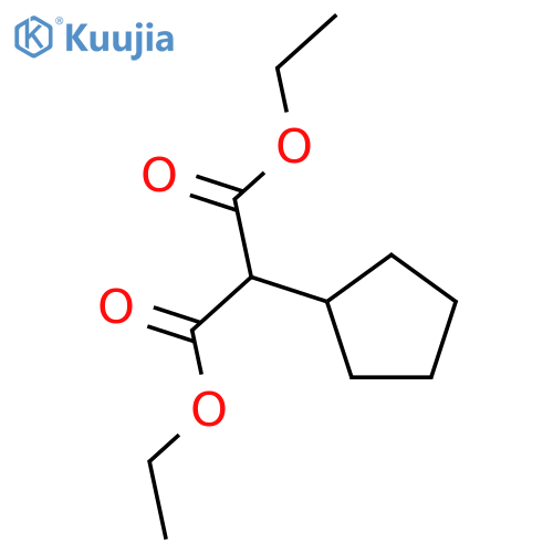 Diethyl cyclopentylmalonate structure