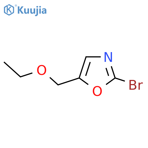 2-Bromo-5-(ethoxymethyl)-1,3-oxazole structure