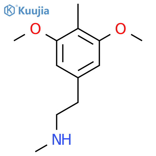 2-(3,5-dimethoxy-4-methylphenyl)ethyl(methyl)amine structure