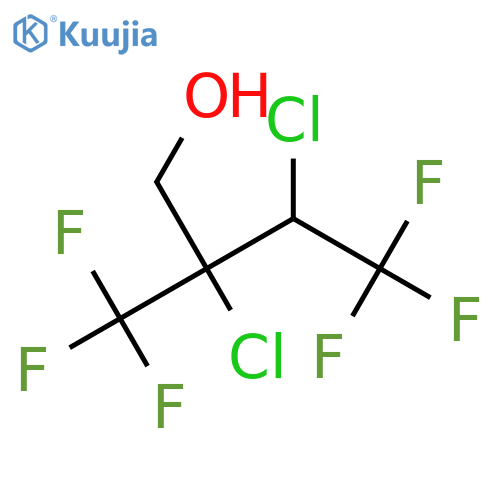 2,3-Dichloro-4,4,4-trifluoro-2-(trifluoromethyl)butan-1-ol structure