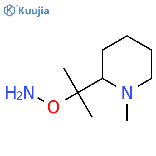 O-2-(1-methylpiperidin-2-yl)propan-2-ylhydroxylamine structure