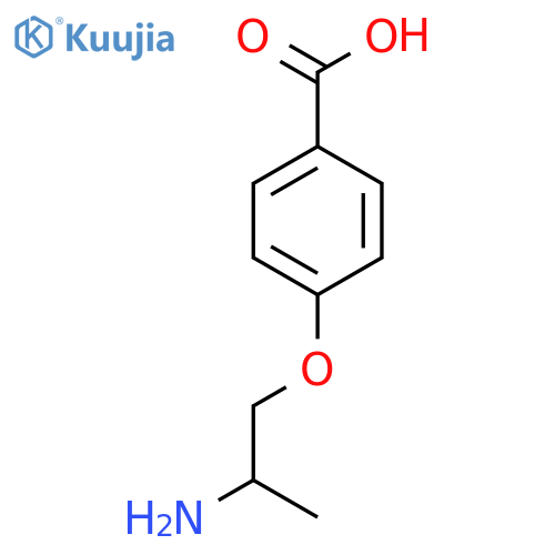 4-(2-Aminopropoxy)benzoic acid structure