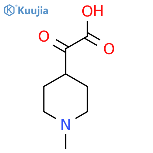 2-(1-methylpiperidin-4-yl)-2-oxoacetic acid structure