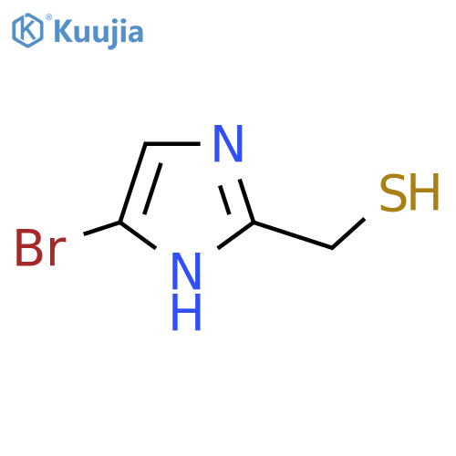 (4-bromo-1H-imidazol-2-yl)methanethiol structure