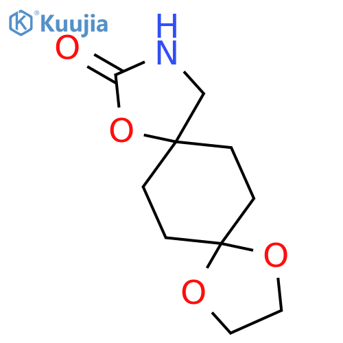 1,9,12-trioxa-3-azadispiro4.2.4^{8}.2^{5}tetradecan-2-one structure