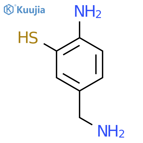 2-Amino-5-(aminomethyl)benzenethiol structure