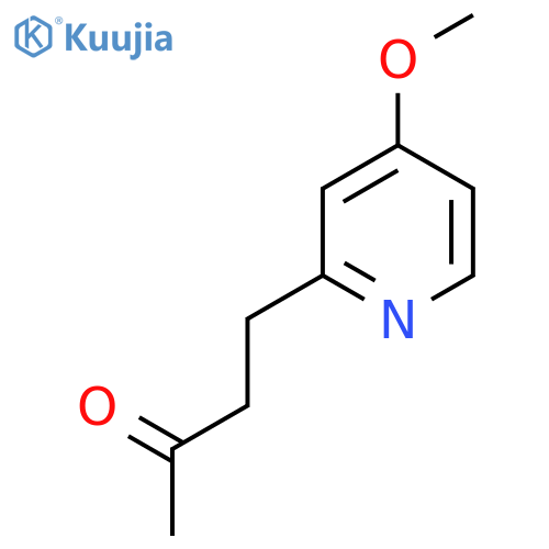 4-(4-methoxypyridin-2-yl)butan-2-one structure