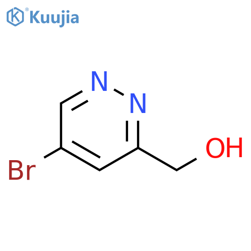 (5-bromopyridazin-3-yl)methanol structure