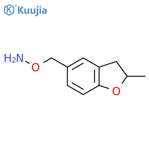 O-(2-methyl-2,3-dihydro-1-benzofuran-5-yl)methylhydroxylamine structure