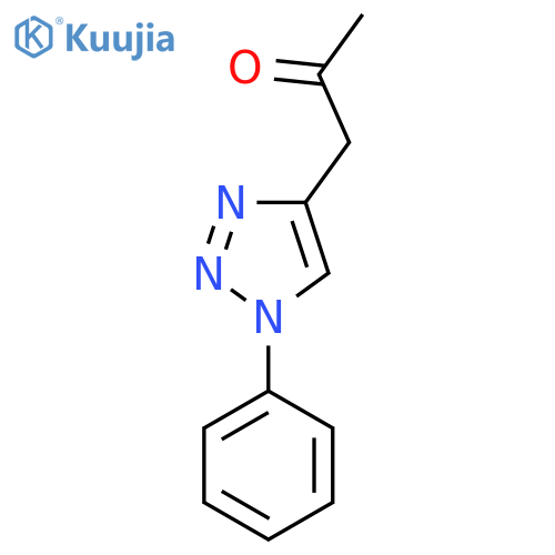 1-(1-phenyl-1H-1,2,3-triazol-4-yl)propan-2-one structure
