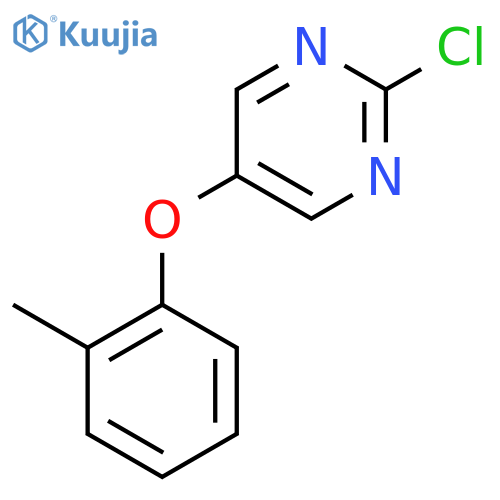 2-Chloro-5-(2-methylphenoxy)pyrimidine structure