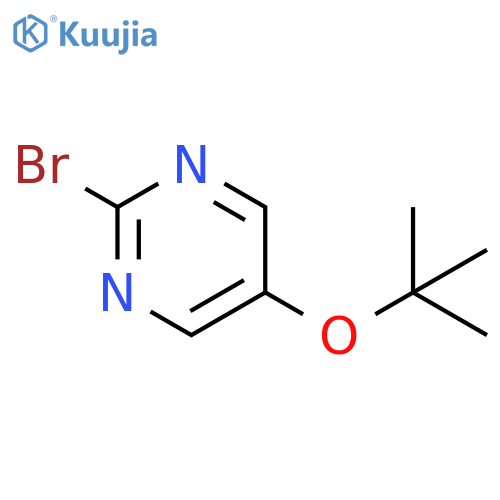 2-bromo-5-tert-butoxy-pyrimidine structure