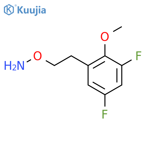 O-2-(3,5-difluoro-2-methoxyphenyl)ethylhydroxylamine structure