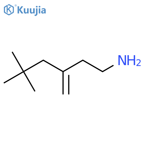 5,5-dimethyl-3-methylidenehexan-1-amine structure