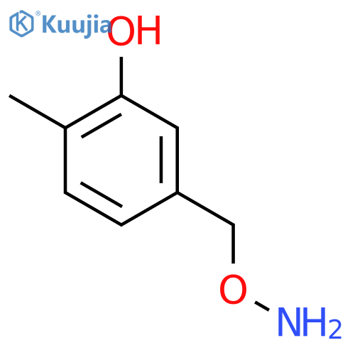 5-(aminooxy)methyl-2-methylphenol structure