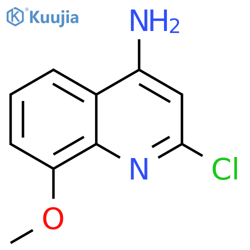 2-chloro-8-methoxyquinolin-4-amine structure