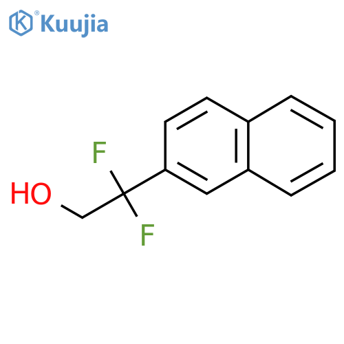 2,2-difluoro-2-(naphthalen-2-yl)ethan-1-ol structure
