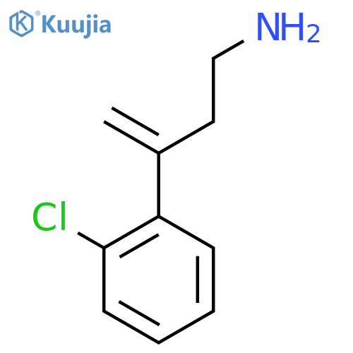 3-(2-Chlorophenyl)but-3-en-1-amine structure