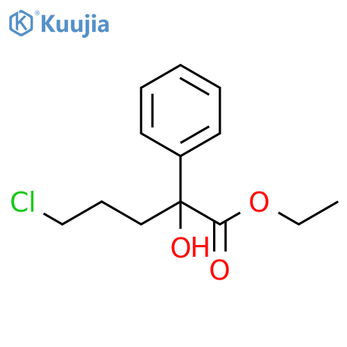 Benzeneacetic acid, α-(3-chloropropyl)-α-hydroxy-, ethyl ester structure