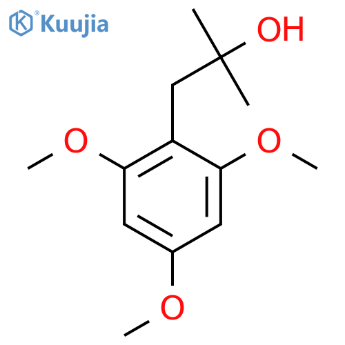2-methyl-1-(2,4,6-trimethoxyphenyl)propan-2-ol structure